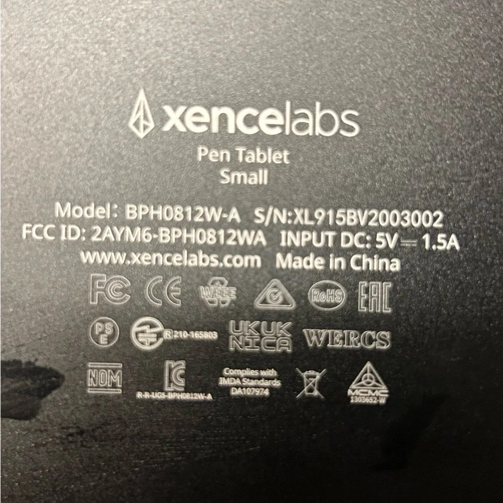 XENCELABS Drawing Tablet Small, Portable Wireless Graphic Tablet